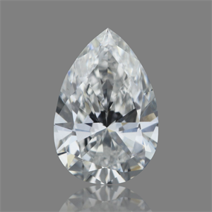 Picture of Natural Diamond 0.40 Carats, Pear with  Cut, E Color, SI1 Clarity and Certified by GIA