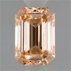 Picture of Lab Grown Diamond 1.26 Carats, Emerald with  Cut, Fancy Intense Pink Color, VS1 Clarity and Certified by IGI