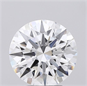 Lab Grown Diamond 3.20 Carats, Round with Ideal Cut, D Color, FL Clarity and Certified by IGI