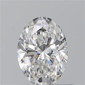 Picture of Natural Diamond 0.70 Carats, Oval with  Cut, E Color, SI1 Clarity and Certified by GIA