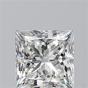 Picture of Natural Diamond 0.70 Carats, Princess with  Cut, I Color, VVS2 Clarity and Certified by GIA