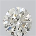 Diamante Natural 1.04 quilates, Redondo , Color K, claridad VVS1 y certificado GIA