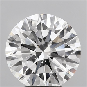 Picture of Lab Grown Diamond 4.01 Carats, Round with Excellent Cut, E Color, VS2 Clarity and Certified by IGI