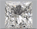Natural Diamond 0.40 Carats, Princess with  Cut, F Color, VS2 Clarity and Certified by GIA