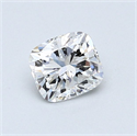 Natural Diamond 0.61 Carats, Cushion with  Cut, E Color, SI1 Clarity and Certified by GIA