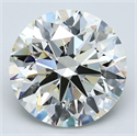 Diamante Natural 5.01 quilates, Redondo , Color K, claridad SI1 y certificado GIA