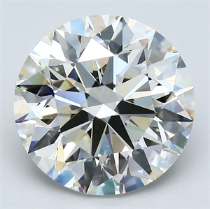 Foto Diamante Natural 5.01 quilates, Redondo , Color K, claridad SI1 y certificado GIA de