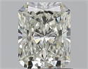 Natural Diamond 1.01 Carats, Radiant with  Cut, J Color, VVS2 Clarity and Certified by GIA