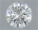 Diamante Natural 0.53 quilates, Redondo , Color I, claridad VVS1 y certificado GIA