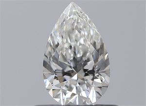Picture of Natural Diamond 0.45 Carats, Pear with  Cut, H Color, VS2 Clarity and Certified by GIA