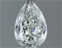 Natural Diamond 1.00 Carats, Pear with  Cut, G Color, SI2 Clarity and Certified by IGI