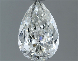 Picture of Natural Diamond 1.00 Carats, Pear with  Cut, G Color, SI2 Clarity and Certified by IGI