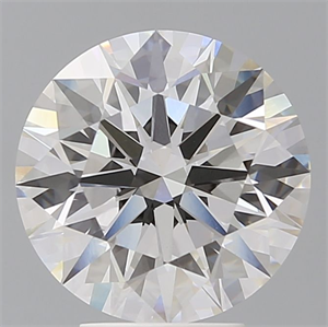 Picture of Lab Grown Diamond 4.56 Carats, Round with Ideal Cut, F Color, VVS2 Clarity and Certified by IGI