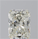 Natural Diamond 2.01 Carats, Radiant with  Cut, K Color, SI1 Clarity and Certified by GIA