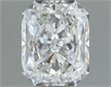 Natural Diamond 0.80 Carats, Radiant with  Cut, G Color, VVS2 Clarity and Certified by GIA