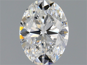 Picture of Natural Diamond 0.52 Carats, Oval with  Cut, E Color, VVS1 Clarity and Certified by GIA