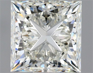Picture of Natural Diamond 1.01 Carats, Princess with  Cut, J Color, VVS1 Clarity and Certified by GIA