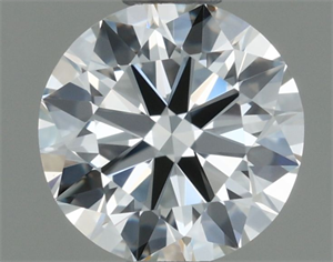Picture of Natural Diamond 0.50 Carats, Round with Excellent Cut, H Color, VVS1 Clarity and Certified by IGI