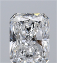 Natural Diamond 0.31 Carats, Radiant with  Cut, F Color, VVS1 Clarity and Certified by GIA