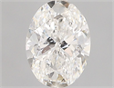 Diamante Natural 0.70 quilates, Ovalado , Color F, claridad SI1 y certificado GIA