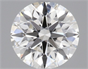 Diamante Natural 0.51 quilates, Redondo , Color E, claridad VVS1 y certificado GIA