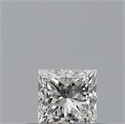 Natural Diamond 0.23 Carats, Princess with  Cut, F Color, VVS1 Clarity and Certified by GIA
