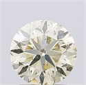 Natural Diamond 1.50 Carats, Round with Very Good Cut, M Color, SI2 Clarity and Certified by IGI