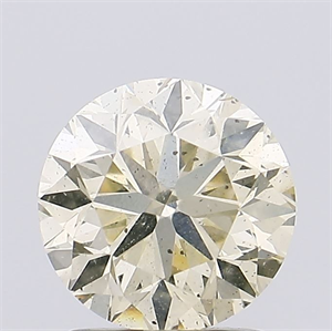 Picture of Natural Diamond 1.50 Carats, Round with Very Good Cut, M Color, SI2 Clarity and Certified by IGI