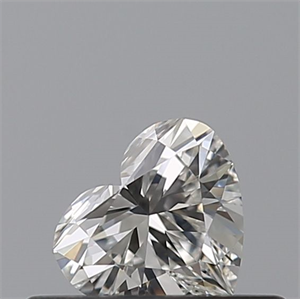 Picture of Natural Diamond 0.30 Carats, Heart with  Cut, H Color, VS2 Clarity and Certified by GIA