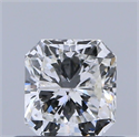 Natural Diamond 0.51 Carats, Radiant with  Cut, F Color, I1 Clarity and Certified by GIA