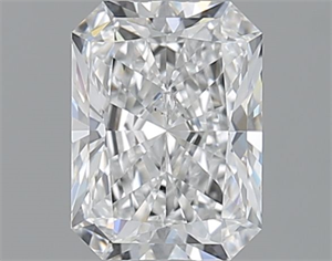 Picture of Natural Diamond 1.01 Carats, Radiant with  Cut, E Color, SI2 Clarity and Certified by GIA