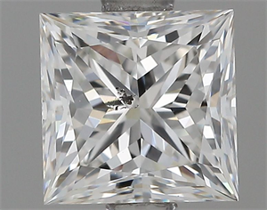 Picture of Natural Diamond 1.21 Carats, Princess with  Cut, G Color, SI2 Clarity and Certified by GIA