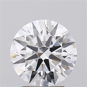 Picture of Lab Grown Diamond 2.71 Carats, Round with Ideal Cut, D Color, VVS1 Clarity and Certified by IGI