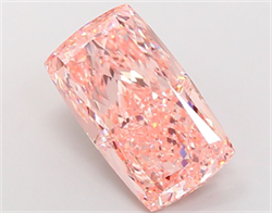Picture of Lab Grown Diamond 10.03 Carats, CUSHION MODIFIED with  Cut, Fancy Intense Pink Color, VS1 Clarity and Certified by IGI