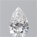 Natural Diamond 0.51 Carats, Pear with  Cut, E Color, IF Clarity and Certified by GIA