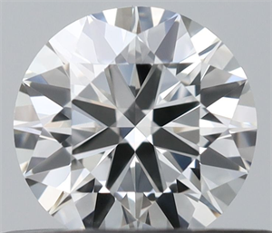 Picture of Natural Diamond 0.40 Carats, Round with Excellent Cut, G Color, VVS1 Clarity and Certified by IGI