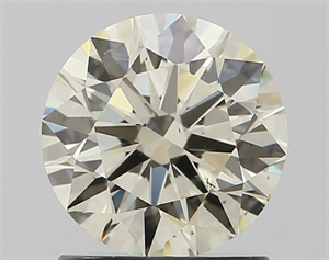 Picture of Natural Diamond 1.22 Carats, Round with Excellent Cut, L Color, SI1 Clarity and Certified by IGI