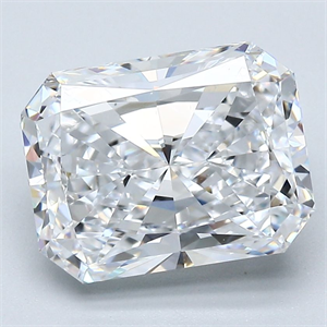 Foto Diamante Natural 3.50 quilates, Radiante , Color D, claridad VS2 y certificado GIA de