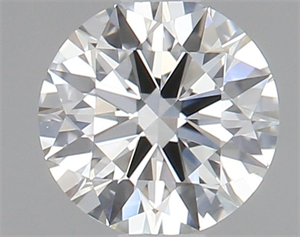 Picture of Natural Diamond 0.40 Carats, Round with Excellent Cut, H Color, VVS1 Clarity and Certified by GIA