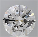 Lab Grown Diamond 4.05 Carats, Round with Excellent Cut, E Color, VVS2 Clarity and Certified by IGI