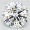 Lab Grown Diamond 3.04 Carats, Round with Ideal Cut, D Color, IF Clarity and Certified by IGI
