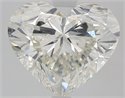 Natural Diamond 3.03 Carats, Heart with  Cut, H Color, SI1 Clarity and Certified by GIA