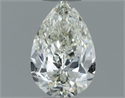 Natural Diamond 0.50 Carats, Pear with  Cut, I Color, VVS2 Clarity and Certified by IGI