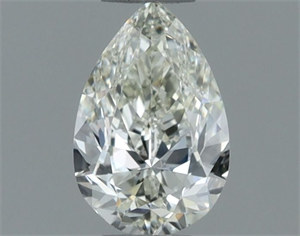 Picture of Natural Diamond 0.50 Carats, Pear with  Cut, I Color, VVS2 Clarity and Certified by IGI