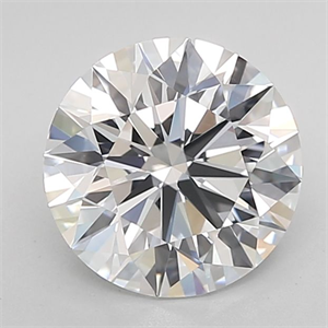 Picture of Lab Grown Diamond 2.14 Carats, Round with Ideal Cut, D Color, IF Clarity and Certified by IGI