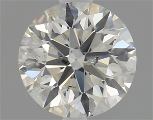 Picture of Natural Diamond 0.71 Carats, Round with Excellent Cut, J Color, I1 Clarity and Certified by GIA