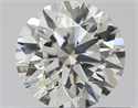 Natural Diamond 0.40 Carats, Round with Excellent Cut, H Color, I1 Clarity and Certified by IGI