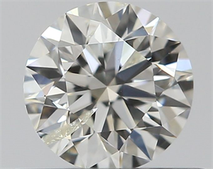 Picture of Natural Diamond 0.40 Carats, Round with Excellent Cut, H Color, I1 Clarity and Certified by IGI