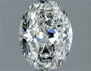 Picture of Natural Diamond 1.01 Carats, Oval with  Cut, H Color, SI2 Clarity and Certified by GIA