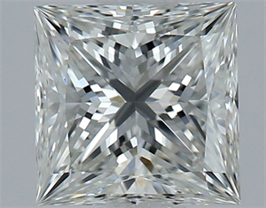 Picture of Natural Diamond 0.70 Carats, Princess with  Cut, H Color, VVS1 Clarity and Certified by GIA